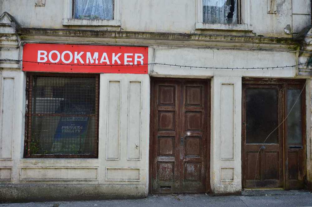 A closed betting office