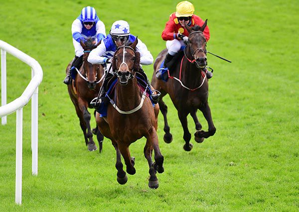 Biko and Maxine O'Sullivan lead rounding the home turn