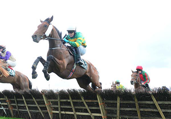 Flying Scotsman and Luke Dempsey jump the last 