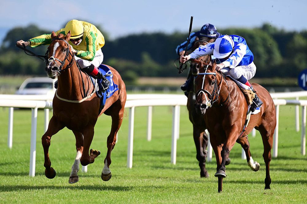 Dixie Bluebell (right) and Kevin Manning