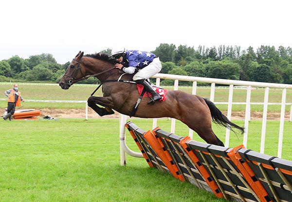 Ricky Bobby and Ambrose McCurtin jump the last