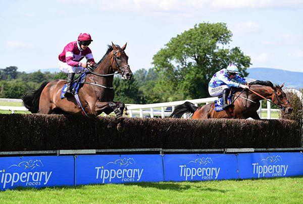 Forged In Fire (Shane Fitzgerald, nearside) beat Roi De Dubai (Brian Hayes)