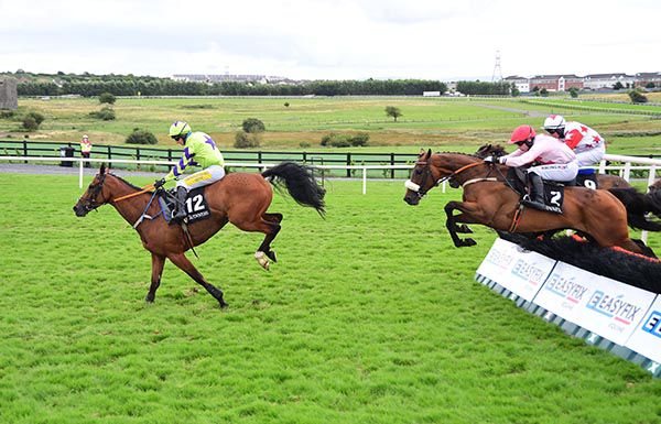 Bua Boy leads Arcadian Sunrise away from the last