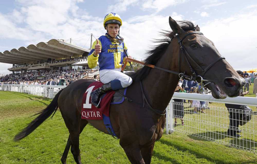 Wonderful Tonight and William Buick after winning at Goodwood in July
