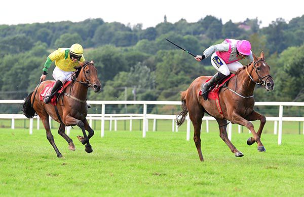 Misty's Gift beating Lizlucky by two lengths