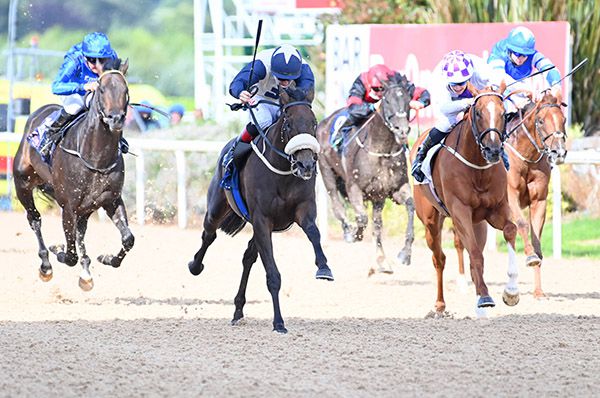 Ides Of August and Colin Keane(noseband) win from Agitare (white)
