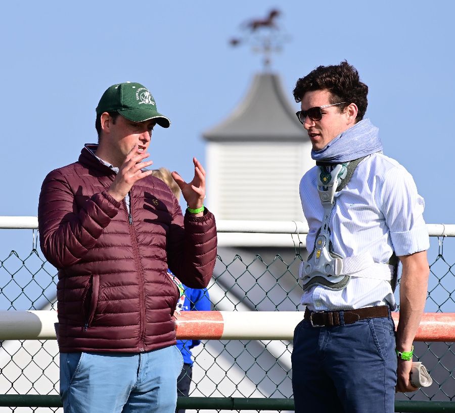 Danny Mullins (right) with cousin Emmet