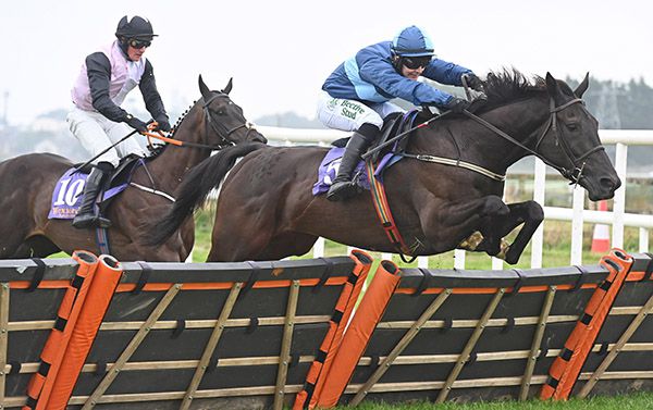 Barnacullia (right) winning at Wexford earlier this month
