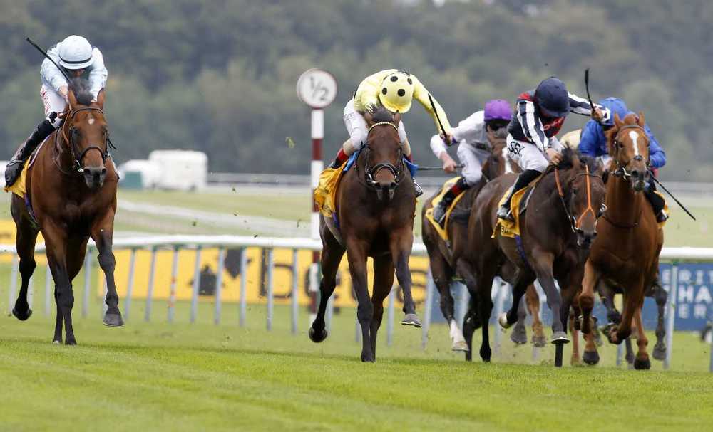 Emaraaty Ana (yellow) is driven out to hold on from Starman (left)