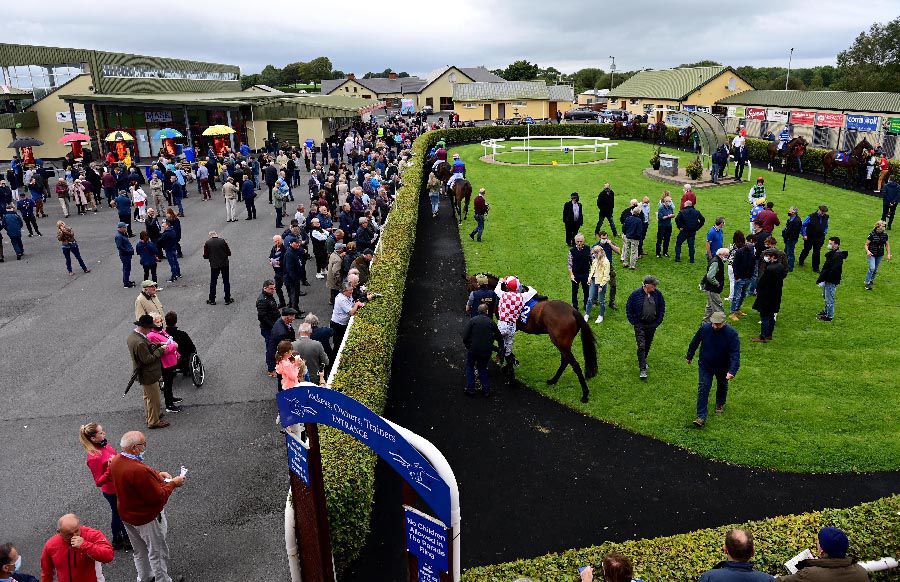 The parade ring at Ballinrobe