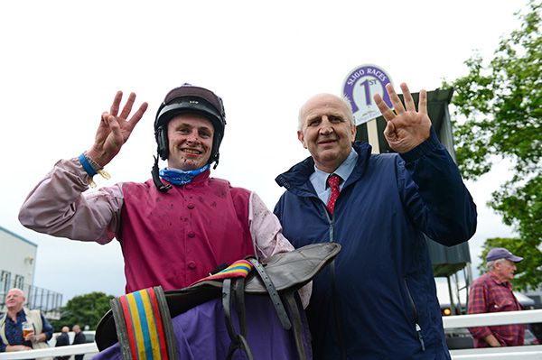 Three winners for Sean O'Keeffe and four for trainer John Ryan