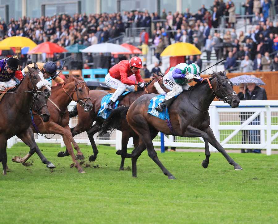 Vadream (right) winning at Ascot earlier this month