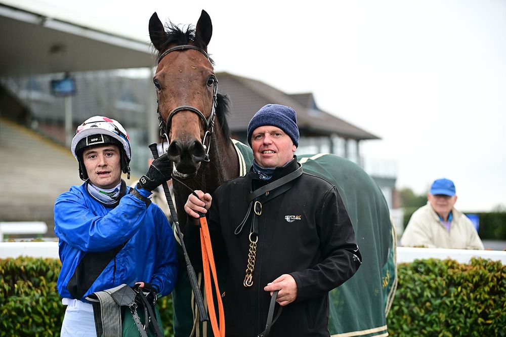 Barry Cash (right) and Mark Enright with Wish Me
