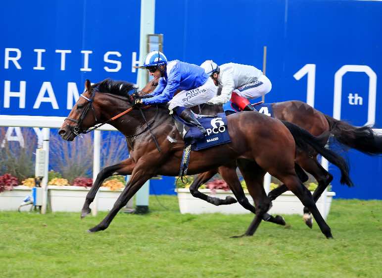 Baaeed beating Palace Pier at Ascot