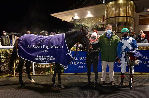 The Highway Rat after winning the Mercury Stakes in 2021