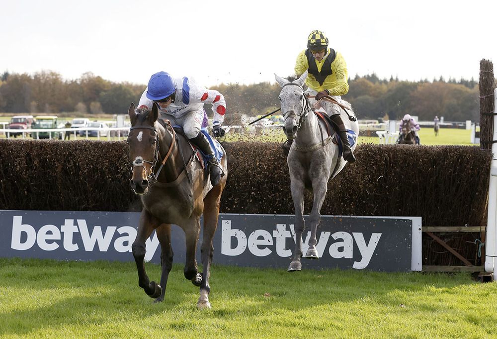Grey horse Eldorado Allen hunts down Hitman