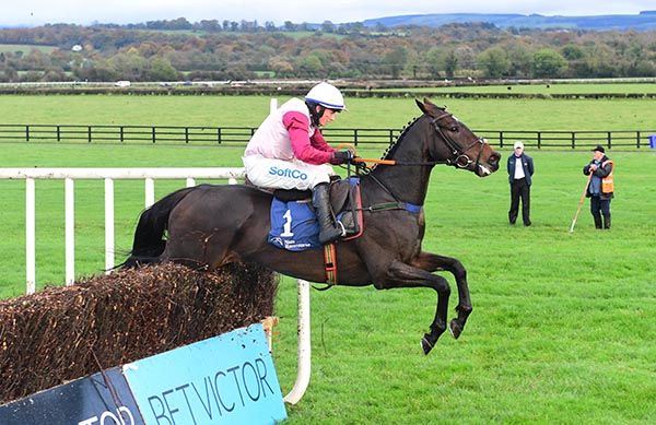 Wa Wa and Bryan Cooper jump the last 