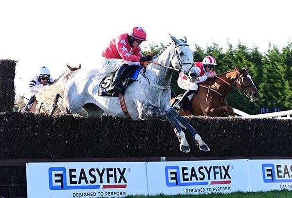 Dunvegan puts in another good jump at the final fence