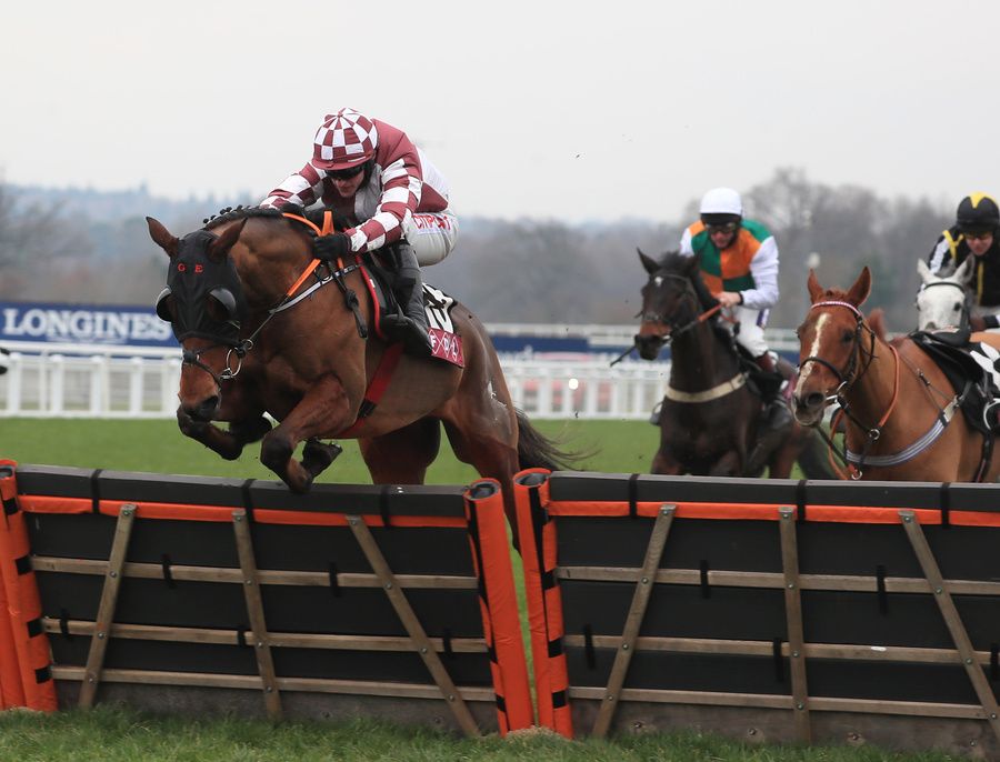 Ardhill and Adam Wedge are clear jumping the last 