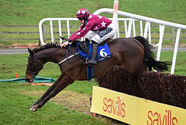 Young Fitzy and Jack Foley clear the last