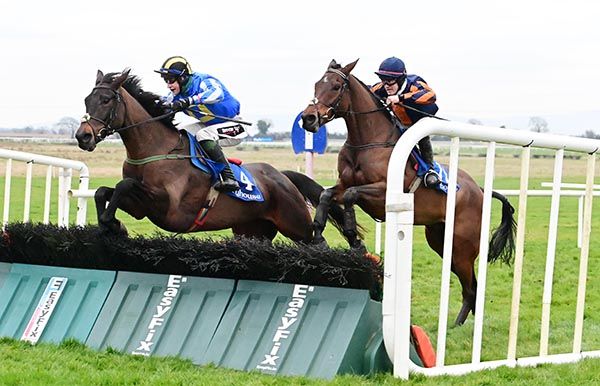 Greenhill Damsel leads Arctic Ambition over the last