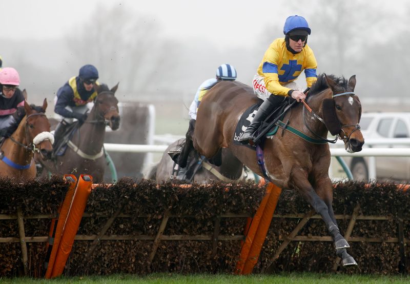 Stag Horn (Nick Scholfield) winning at Warwick