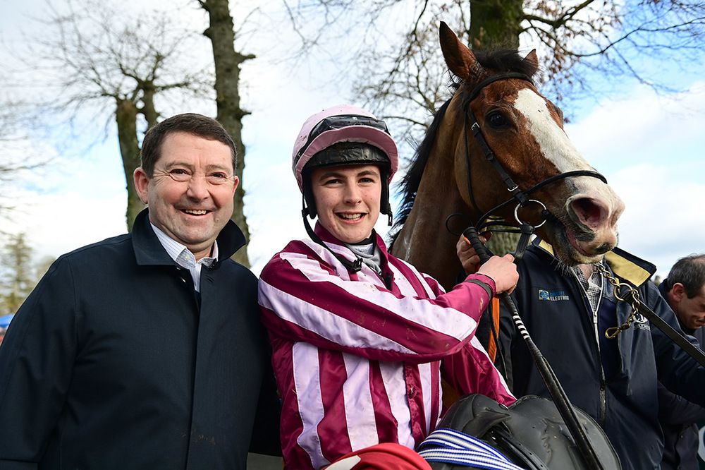 Conor O'Dwyer with his son Charlie and Uncle Gerhard 