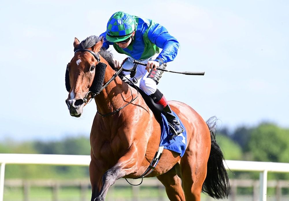 Snapius and Jake Coen pictured on their way to victory