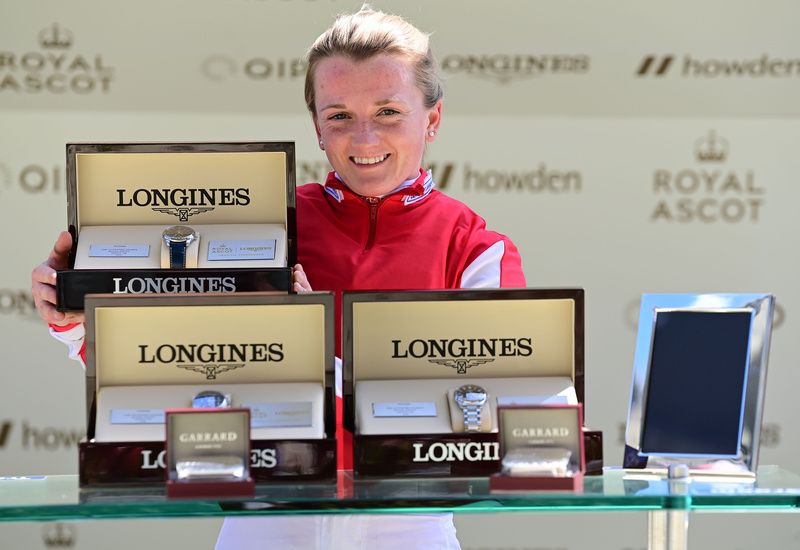 Hollie Doyle won the Newbury Super Sprint 