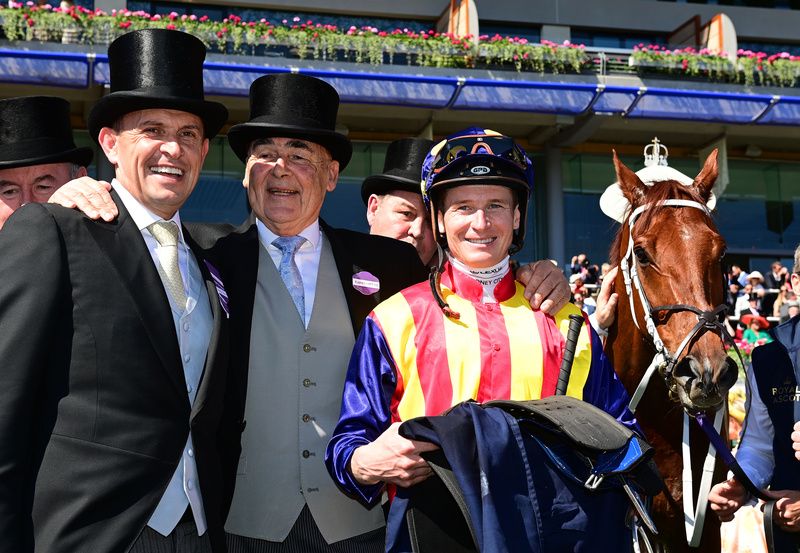Chris Waller (left)