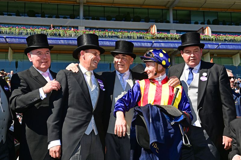 Chris Waller (second left)