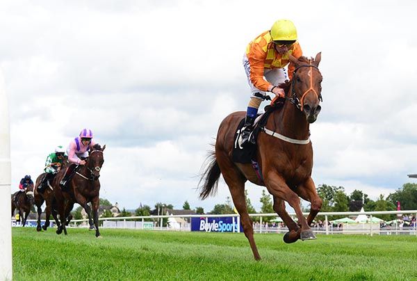 Treasure Trove is clear of her rivals under Chris Hayes