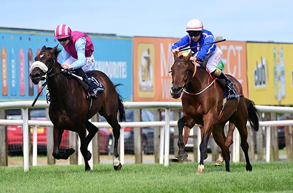 Atavique and Siobhan Rutledge (right) claim Corky