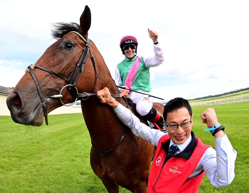 Westover with jockey Colin Keane and groom Chun Lee 