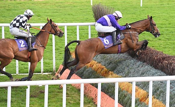 Visionarian leads Hannon over the last