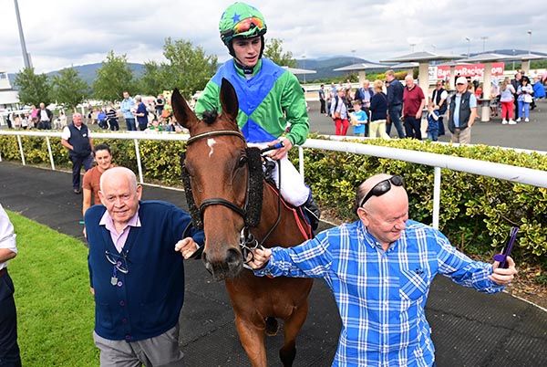 The Bog Bank and James Ryan are led back in by connections