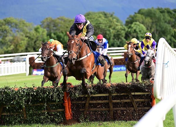 Battle Away jumps the last