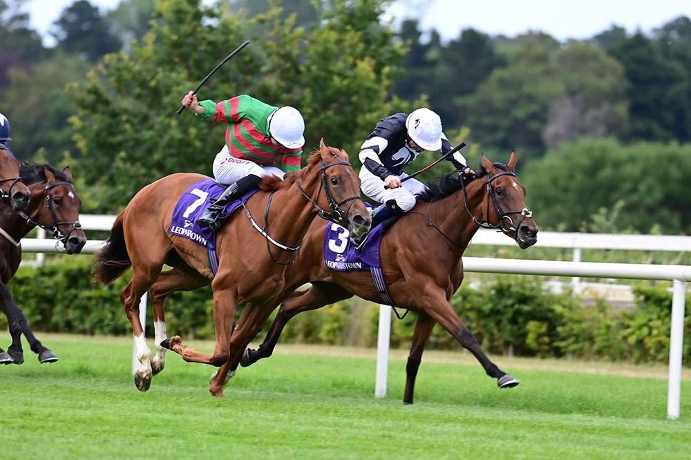 Ma Belle Artiste (inside) comes to claim Leopardess