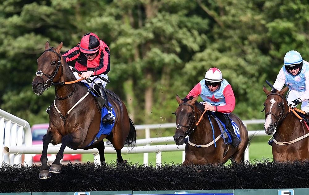 Magheralin Mick clears the final obstacle