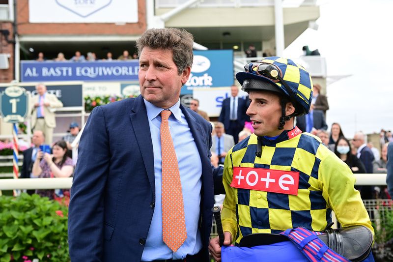 Trainer Ian Williams and William Buick shared another winner at Newmarket this afternoon