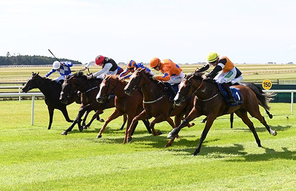 Aspen Grove (near side) finishes best 