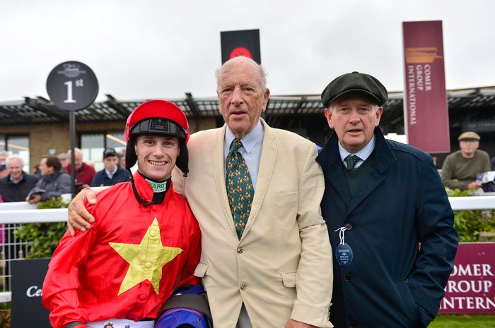 Jason Hart, John Fairley and John Quinn pictured at the Curragh last month