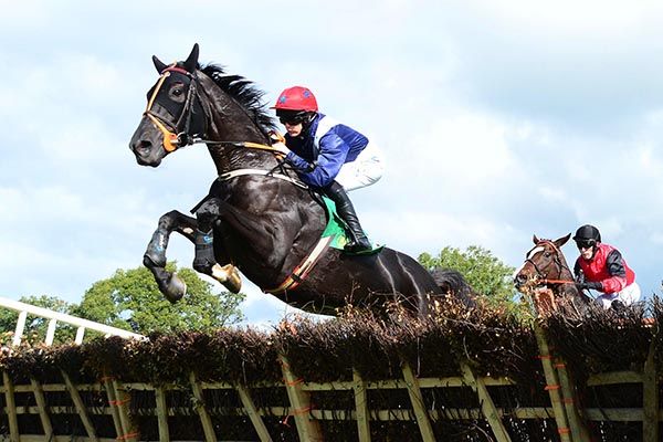 Rumi and Rachael Blackmore win the John Lynch Memorial Maiden Hurdle 