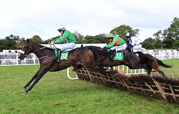 Skippin Court jumps across Listentillitellyea (17) at the last