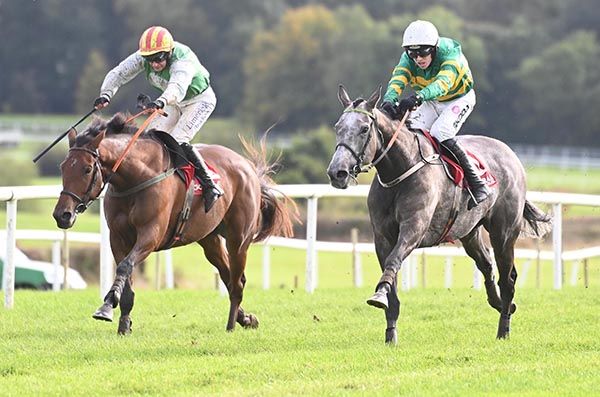 The grey Moving Water beats Krabat 