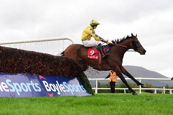 Ricky Langford and Cian Quirke at the last