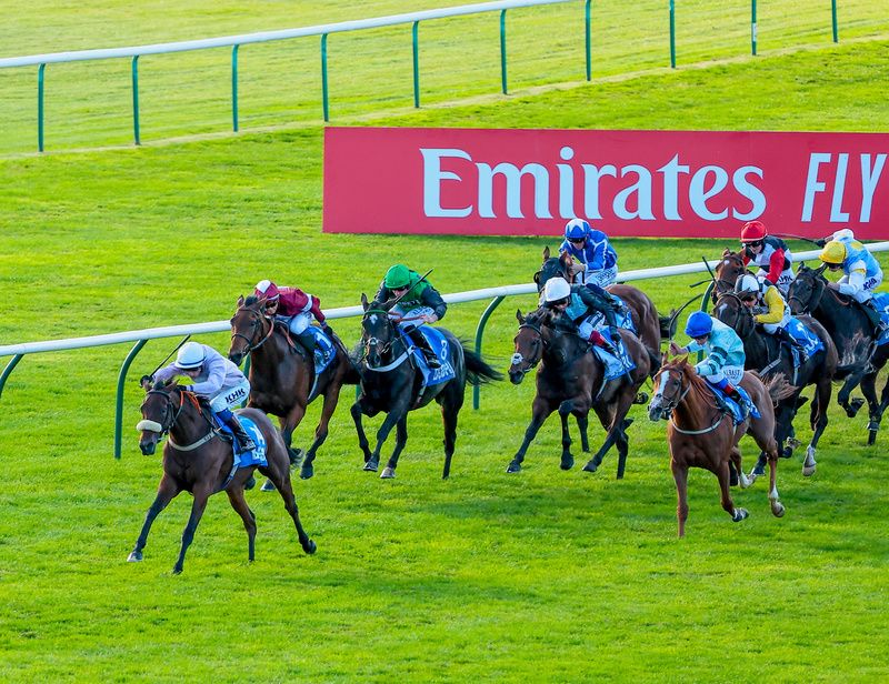 Run For Oscar (David Egan) winning the Cesarewitch