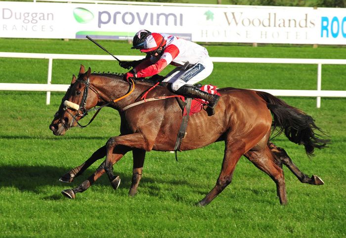 The Big Dog and Keith Donoghue (nearest) winning in Limerick