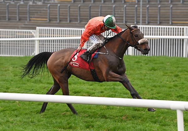 Molly Kaye and Shane Foley clear at the business end