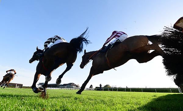 Spirit Of Legend and Rachael Blackmore stripes jump the last upsides eventual third Hartur D'arc. 